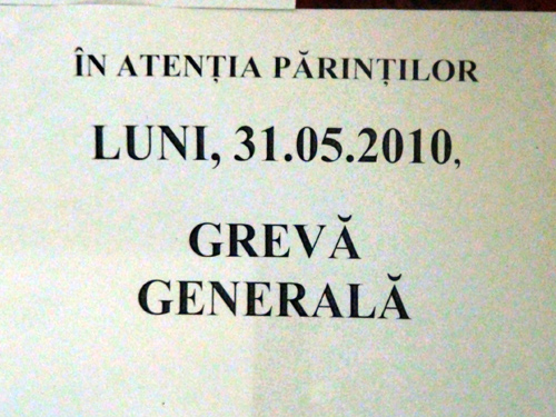 Greva - anunt (c) eMM.ro